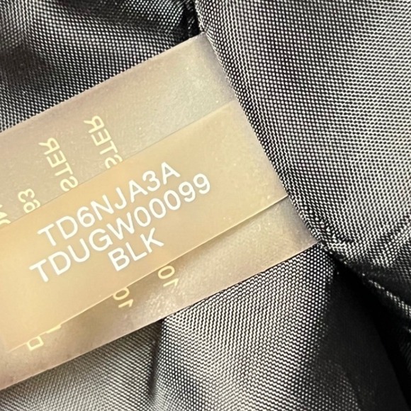 Tommy‎ Hilfiger Dress Black Glitter Stripe Fit Flare Women Size 6 Formal Party - Picture 8 of 11